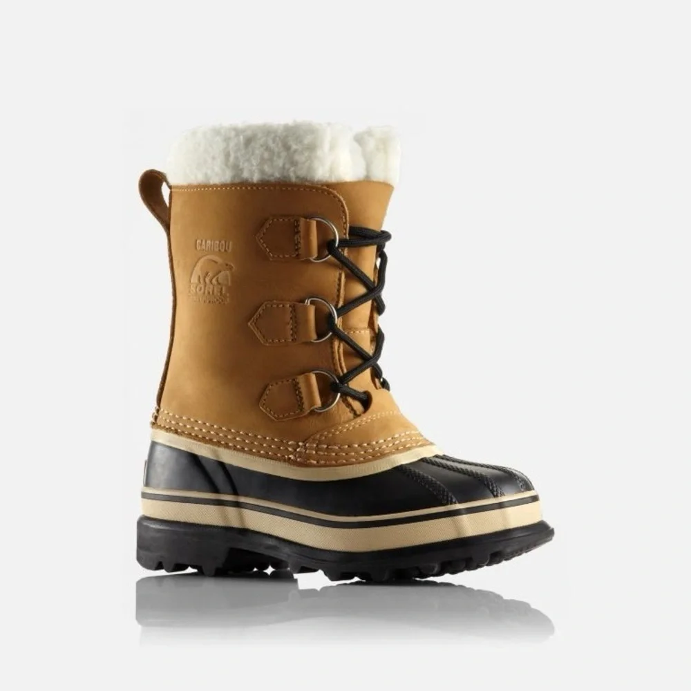 SOREL CARIBOU YOUTH WATERPROOF BOOTS